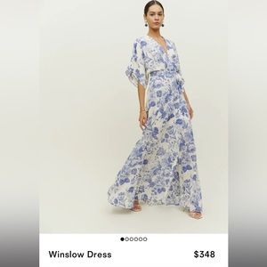 Reformation Winslow Dress size XL. Color: Lucerne